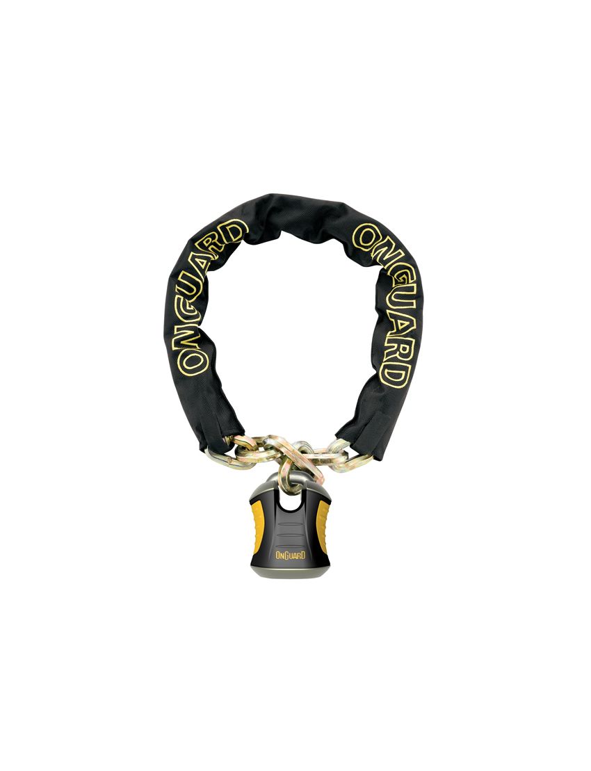 Zapięcie rowerowe ONGUARD BEAST 8017 ŁAŃCUCH 110cm*12mm - 5 x Klucze z kodem + KŁÓDKA (NEW) 