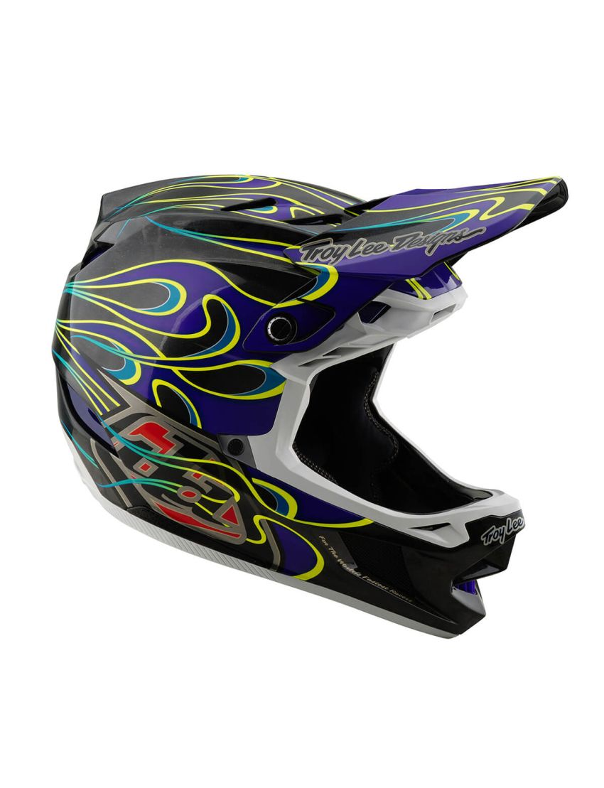 Kask TLD D4 Carbon Torched Black/Purple