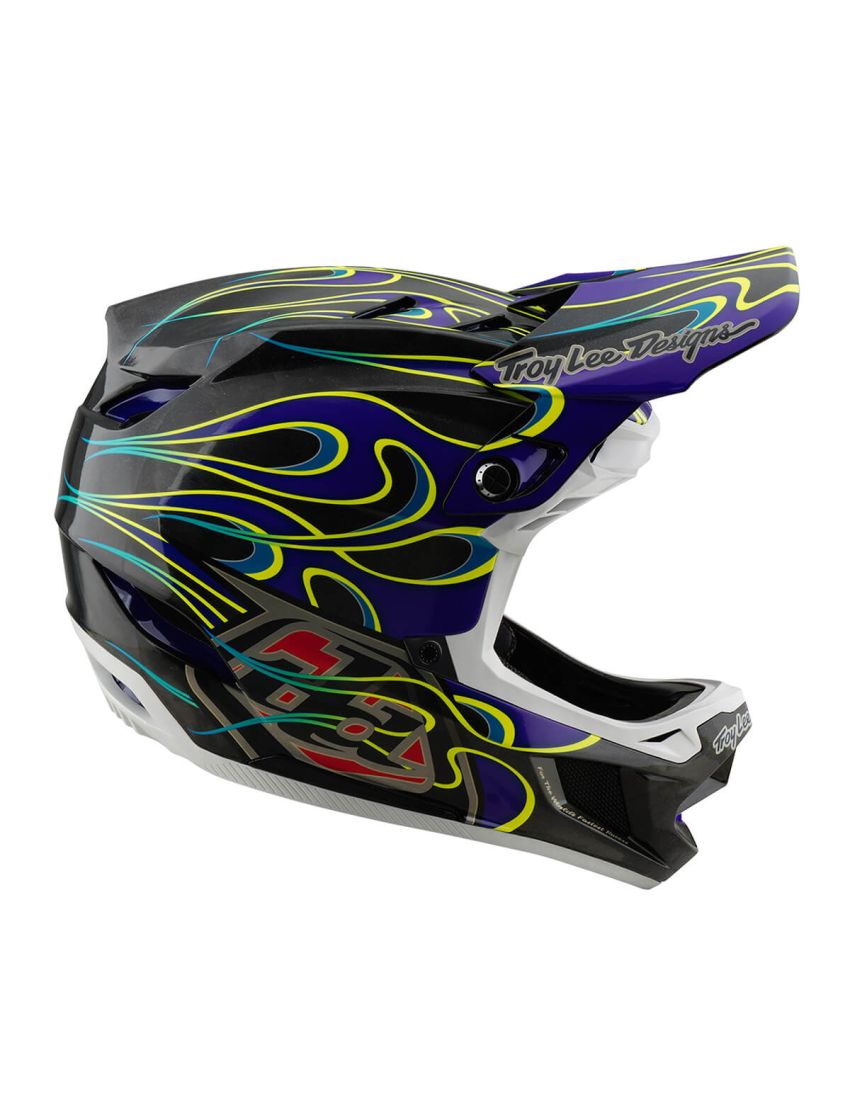 Kask TLD D4 Carbon Torched Black/Purple