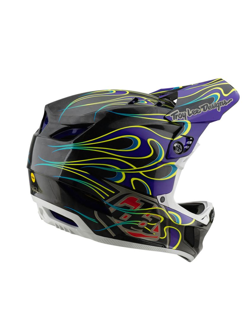 Kask TLD D4 Carbon Torched Black/Purple