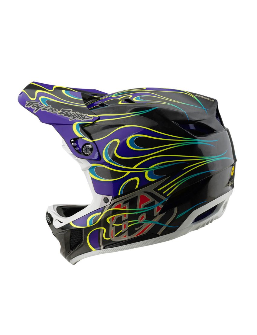 Kask TLD D4 Carbon Torched Black/Purple