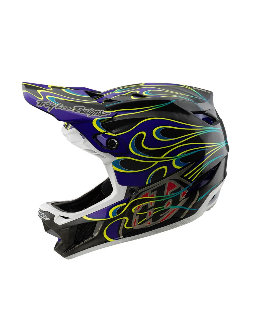 Kask TLD D4 Carbon Torched Black/Purple