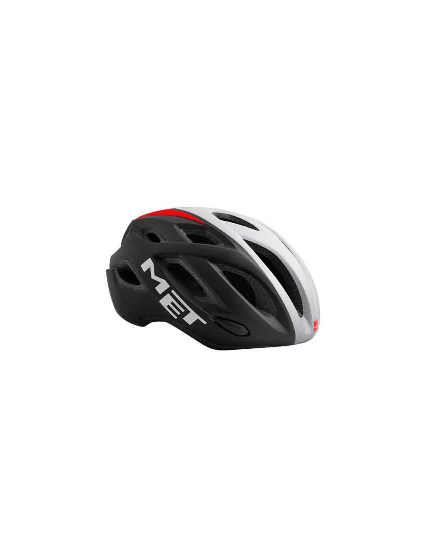  Kask IDOLO XL czarno-biało-czerwony 