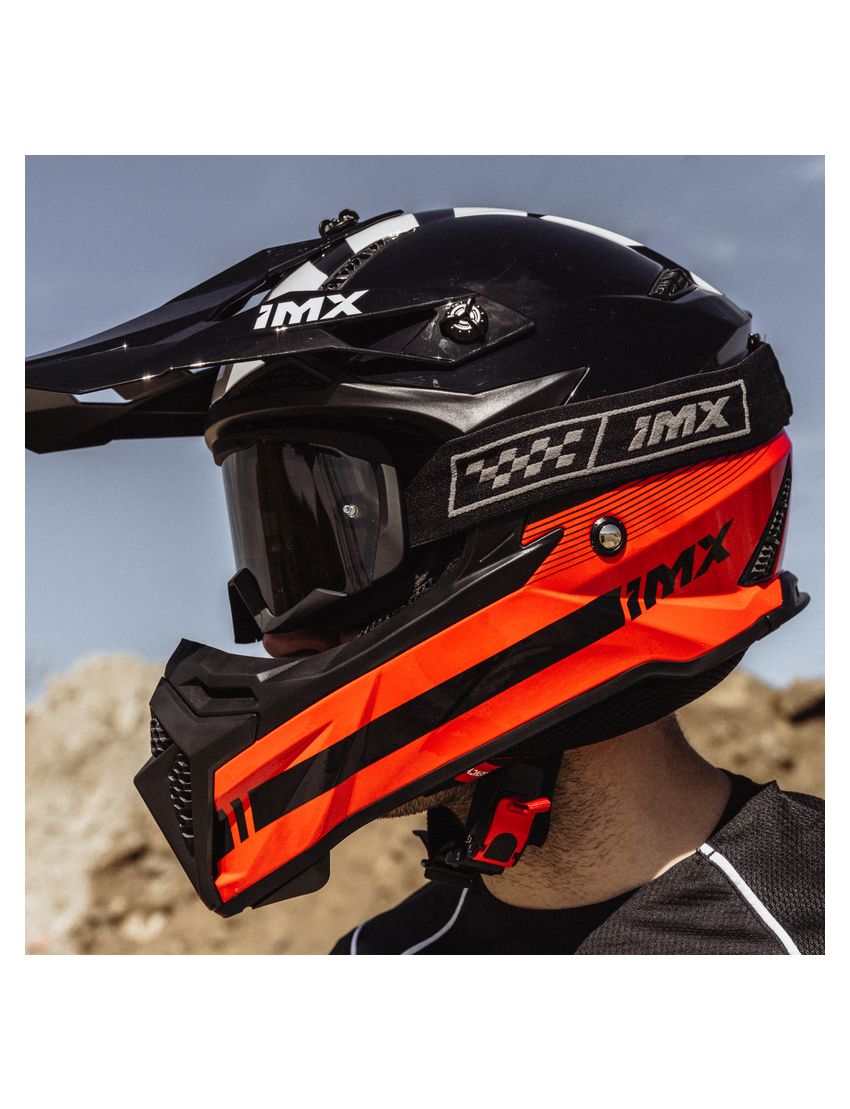 Gogle IMX Endurance Race Black Matt/Grey (szyba dark smoke + clear)