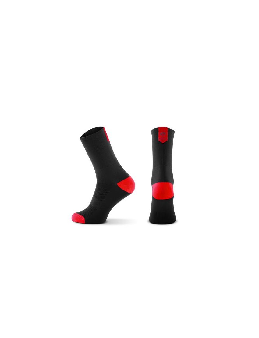 Skarpetki ACCENT Pure czarno-czerwone