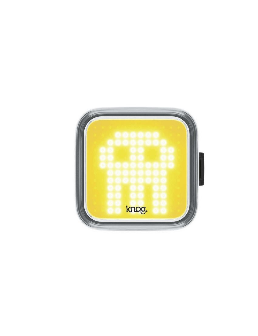 Lampa Knog Blinder Skull przód czarny