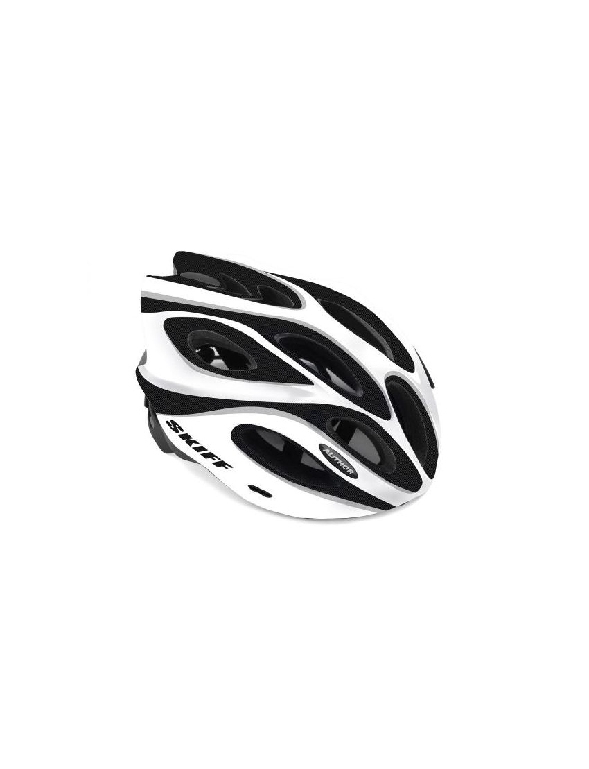 Kask AUTHOR SKIFF biało-czarny mat 52-58 