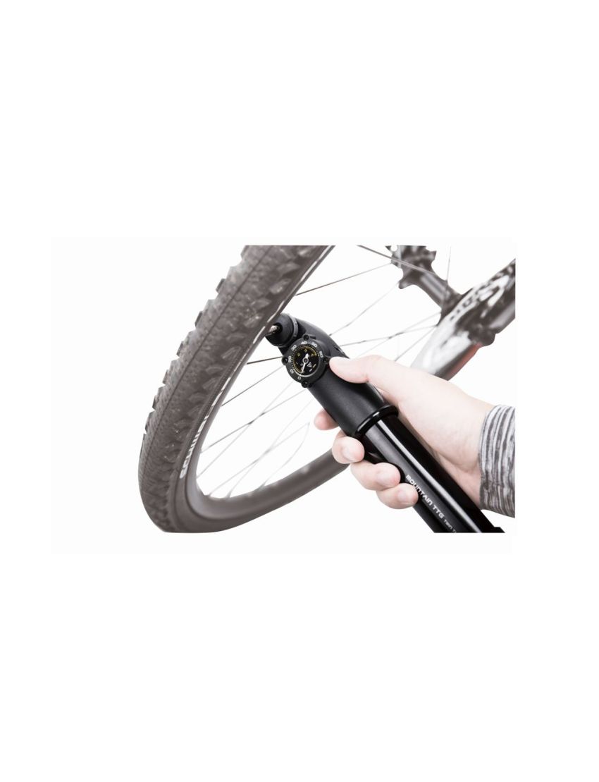 TOPEAK Pompka Mountain TT G Twin Turbo Manometr