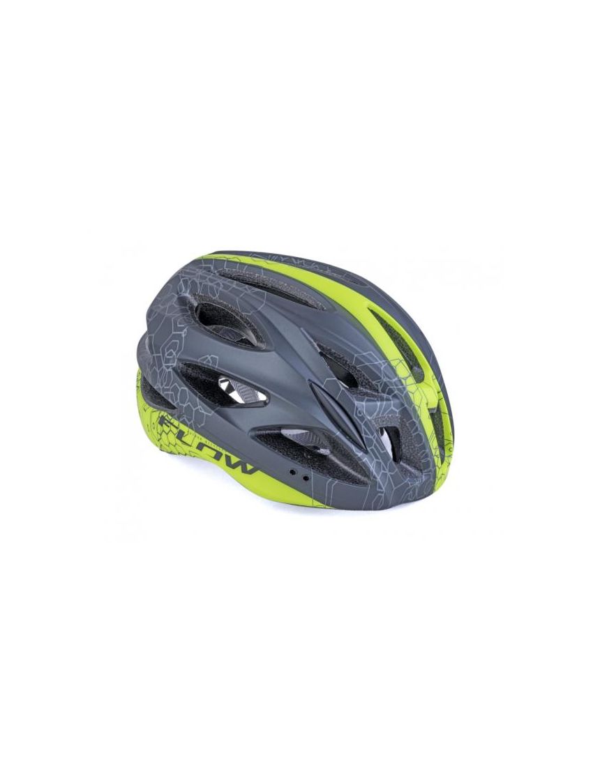 Kask AUTHOR FLOW X9 czarno-żółty(fluo) 58-61 
