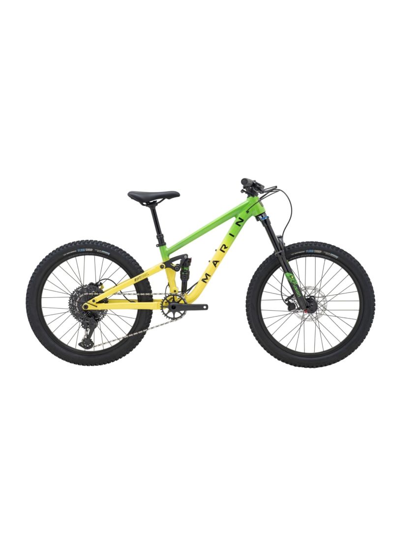 Rower Marin Rift Zone Jr 26 Tektro Zielony/Żółty Fade
