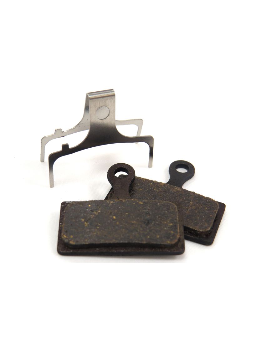 Okładziny hamulcowe CLARK'S SHIMANO (XTR M985, XT M785, SLX M666, Deore M615, Alfine R785, FSA K-Force, CLARKS M2) organiczne pudełko 20 par 