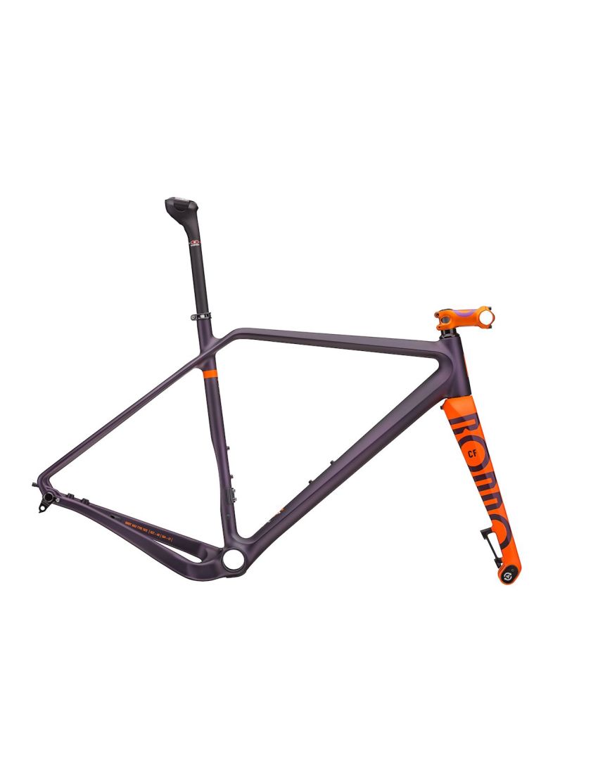 Rondo Rama Ruut CF (Rama + Widelec + Mostek) L Fioletowo-pomarańczowa 