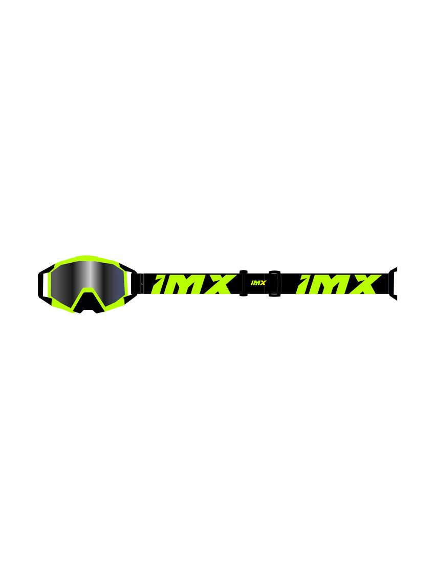 IMX GOGLE IMX SAND FLUO YELLOW MATT/BLACK - SZYBA SILVER IRIDIUM + CLEAR (2 SZYBY W ZESTAWIE) 