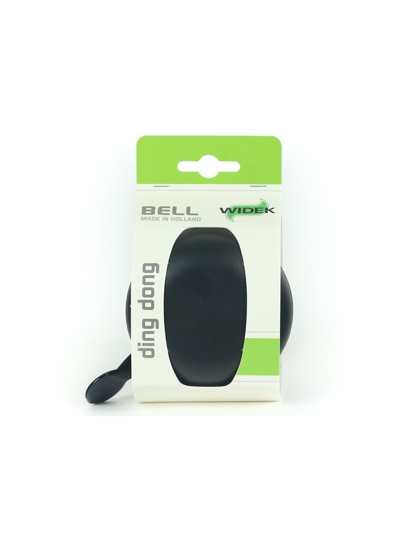 Dzwonek rowerowy WIDEK DING DONG UNI-COLORS czarny matowy 1szt. (NEW) 