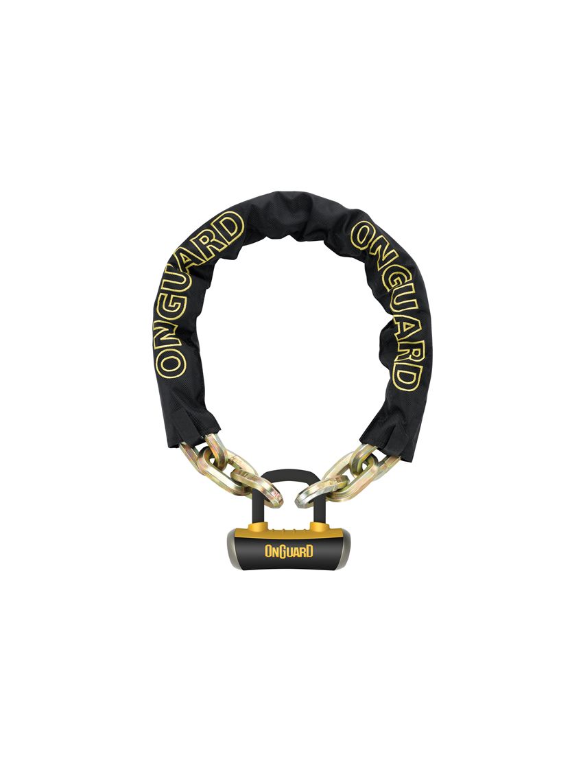 Zapięcie rowerowe ONGUARD BEAST 8016 ŁAŃCUCH 110cm*14mm - 5 x Klucze z kodem + KŁÓDKA 