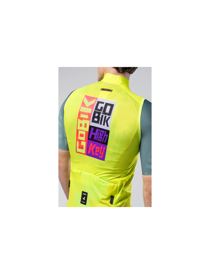 Kamizelka kolarska męska GOBIK Plus 2.0 Liquid Lime