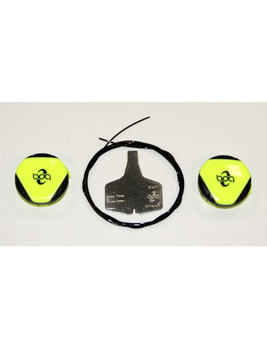 Pokrętło boa do butów GIRO BOA L6 MIRRORED DIAL B (cały zestaw z linkami BOA nr: b1835-383-2) 2szt żółte