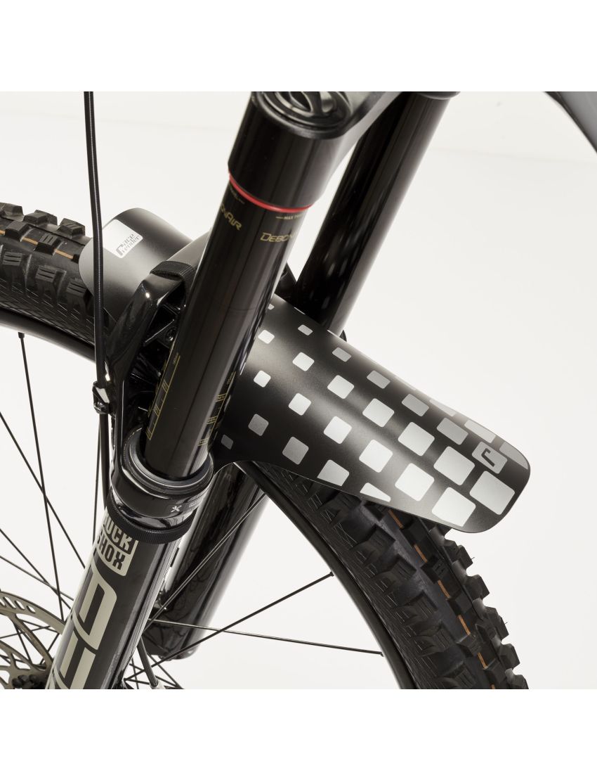 Błotnik przedni RACEFENDER Pixel 2.0 silver +rzep