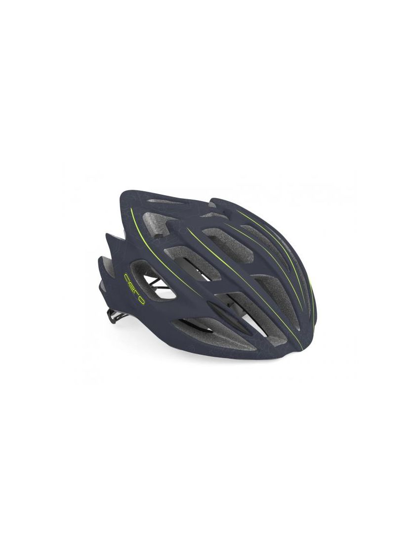  Kask AUTHOR AERO X8 szaro-żółty(fluo) mat 52-58  [c]