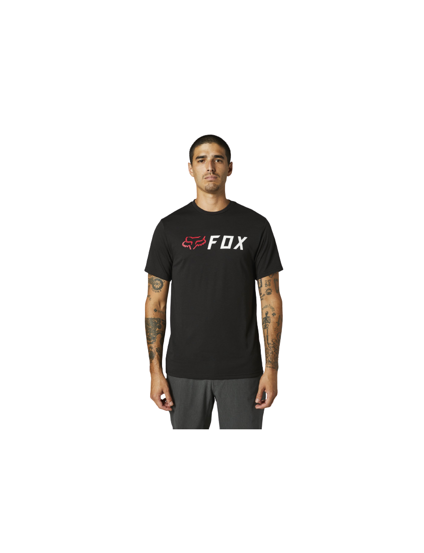 T-shirt FOX Apex Tech czarny/czerwony
