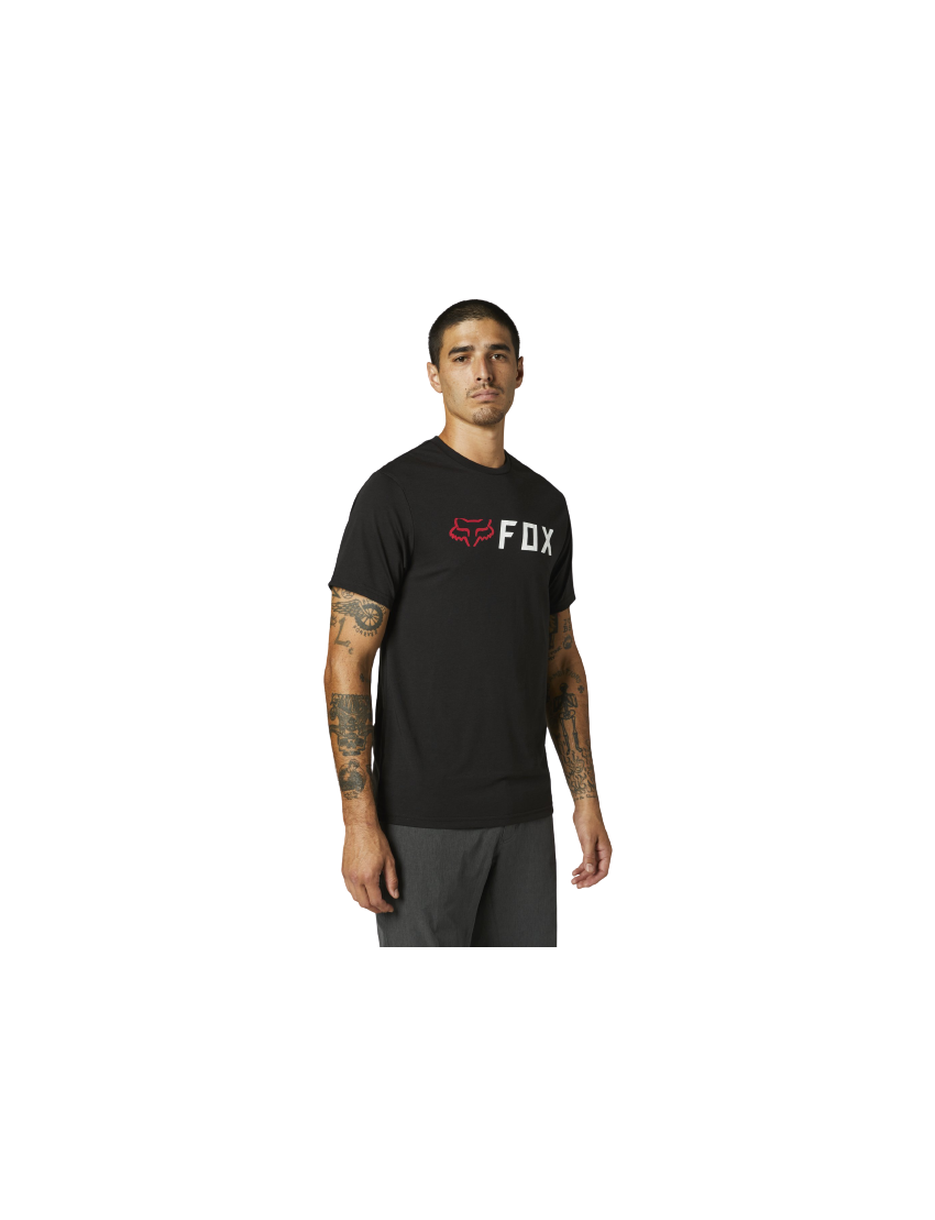 T-shirt FOX Apex Tech czarny/czerwony