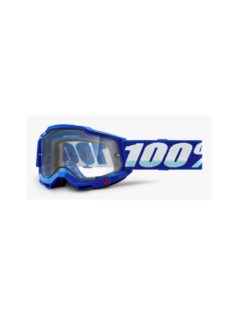 Gogle 100% Accuri 2 Enduro Moto Blue (szyba przezroczysta podwójna)