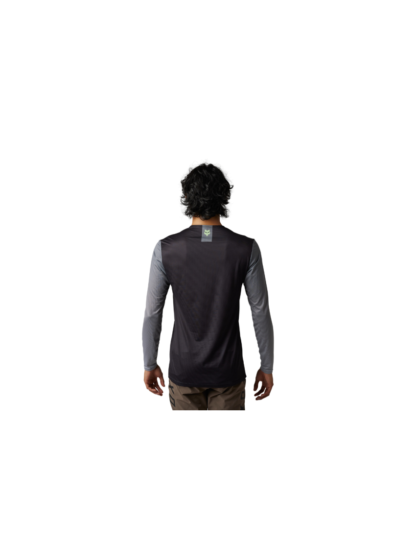 Koszulka FOX Flexair Arcadia Black z długim rękawem 