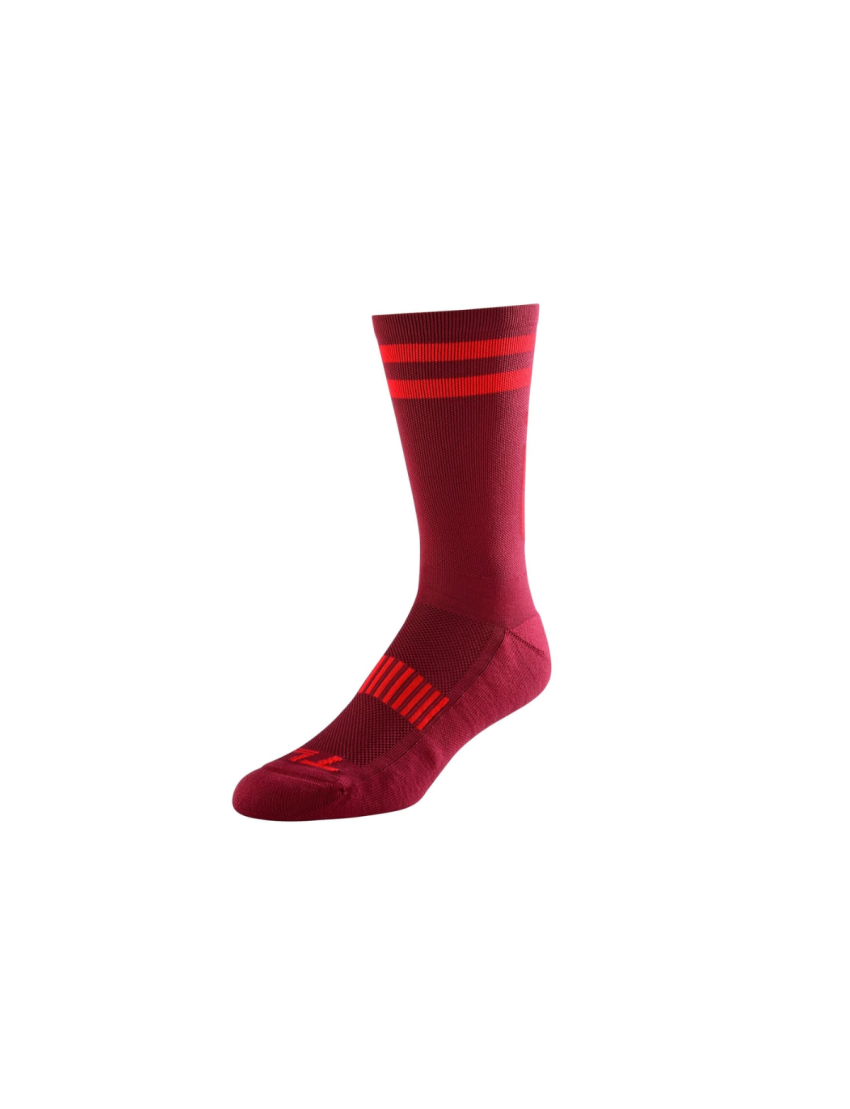 Skarpetki TLD Speed Performance Oxblood 