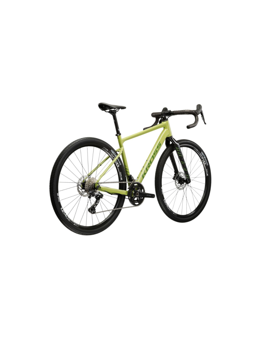 Rower KROSS Esker 6.0 GRX 2X12 Khaki Zielony
