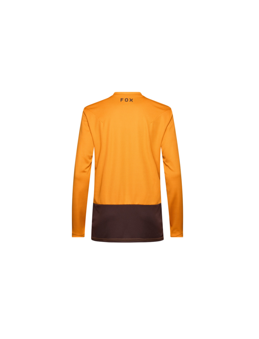 Koszulka Rowerowa z Długim Rękawem FOX Ranger Head Caramel