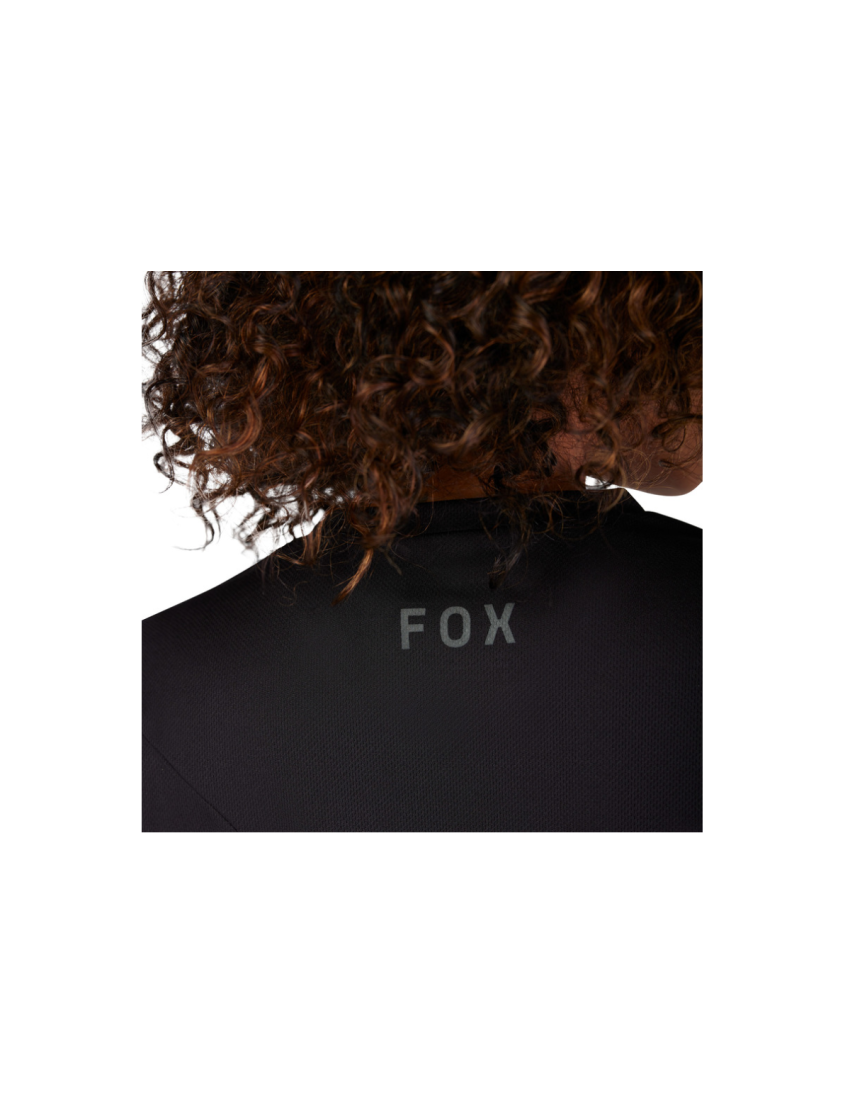 Koszulka Rowerowa Z Długim Rękawem FOX Lady Head Black
