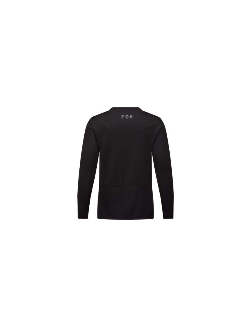 Koszulka Rowerowa Z Długim Rękawem Fox Junior Ranger Head Black