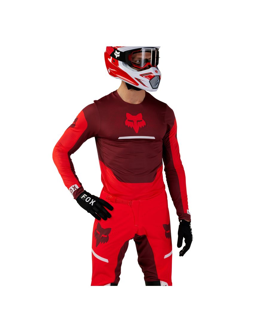 Fox Bluza Motocyklowa  Flexair Optical Fluo Red S