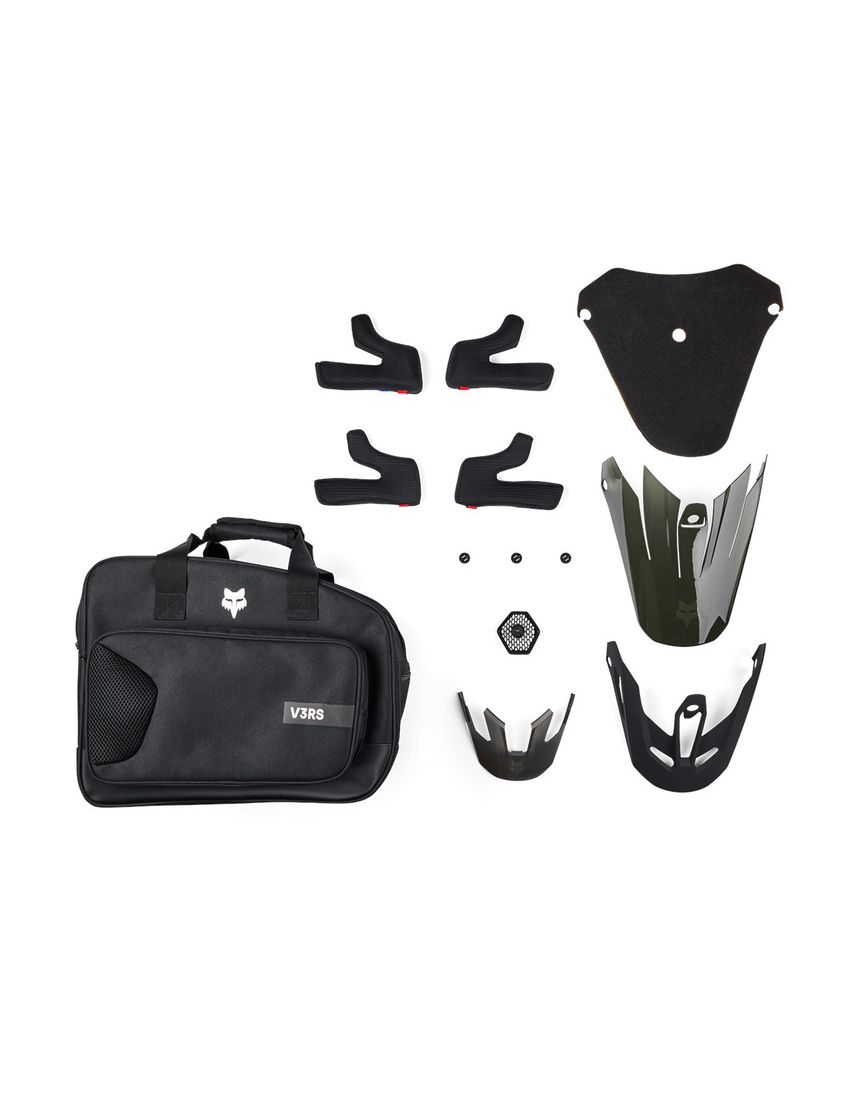 Fox Kask Motocyklowy  V3 Rs Carbon Solid White M