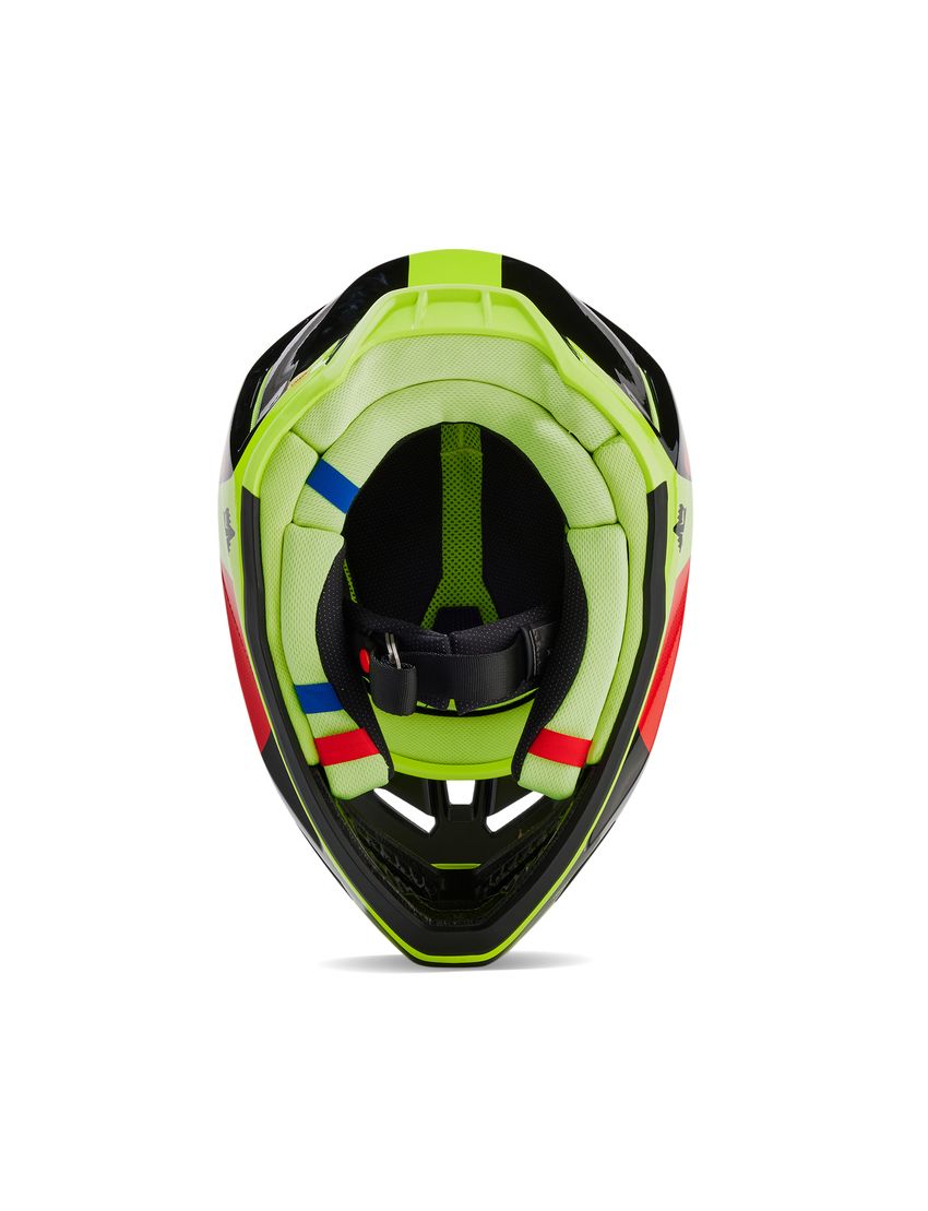 Fox Kask Motocyklowy  V3 Revise Red Yellow M