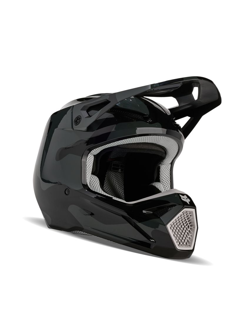 Fox Kask Motocyklowy  V1 Bnkr Black Camo S