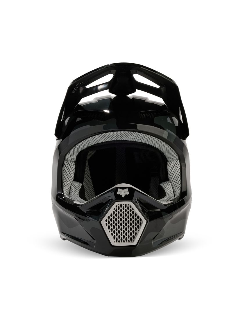 Fox Kask Motocyklowy  V1 Bnkr Black Camo S