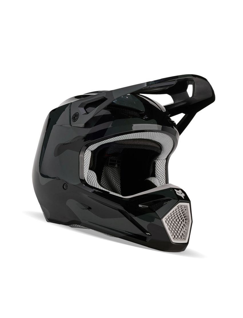 Fox Kask Motocyklowy  V1 Bnkr Black Camo S