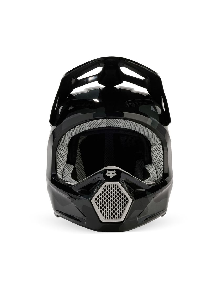 Fox Kask Motocyklowy  V1 Bnkr Black Camo S