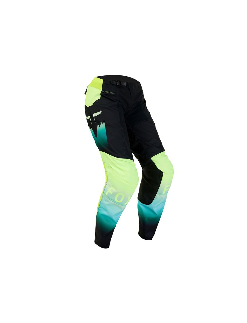 Fox Spodnie Motocyklowe Damskie  180 Flora Black Yellow 4