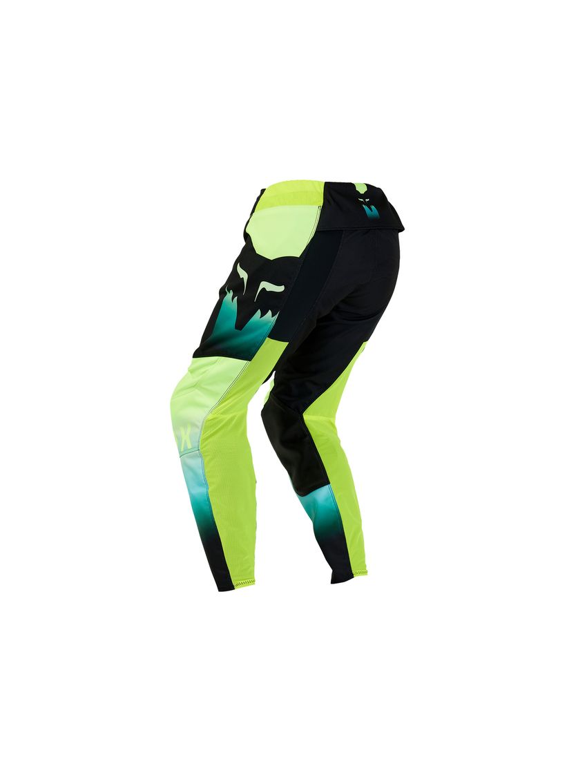Fox Spodnie Motocyklowe Damskie  180 Flora Black Yellow 4