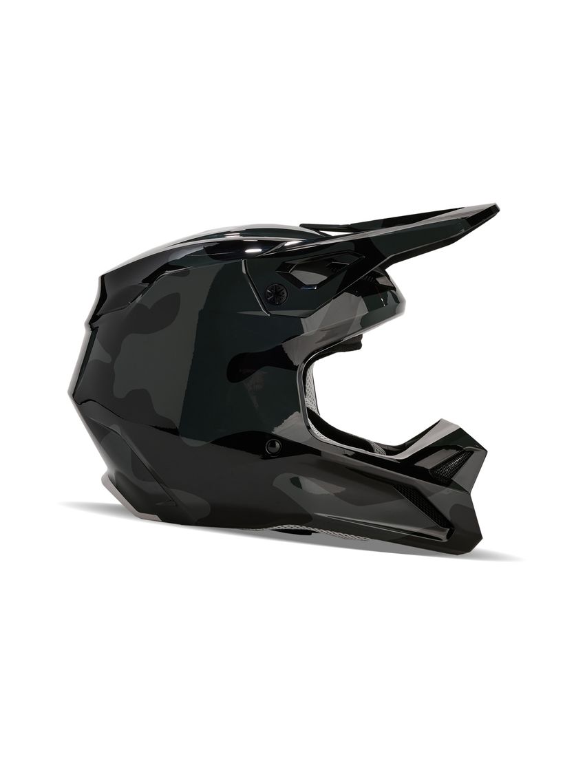Fox Kask Motocyklowy Junior  V1 Bnkr Black Camo Ys