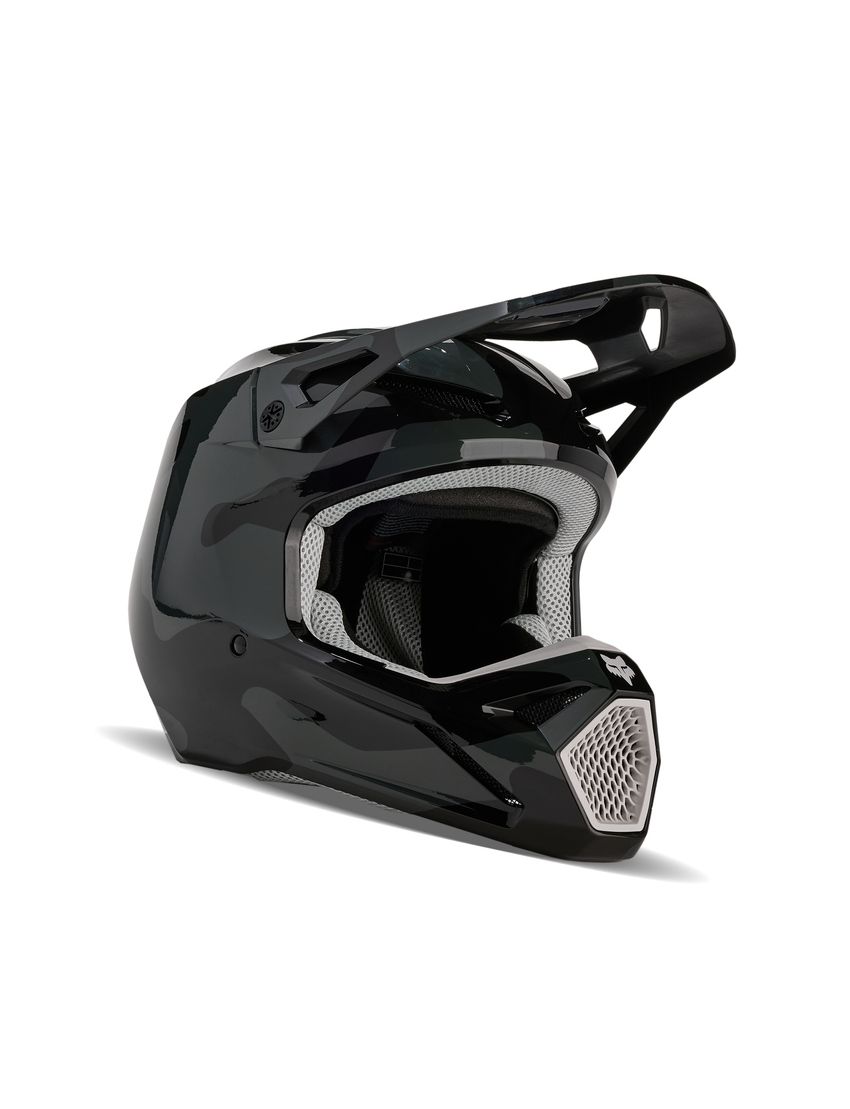Fox Kask Motocyklowy Junior  V1 Bnkr Black Camo Ys