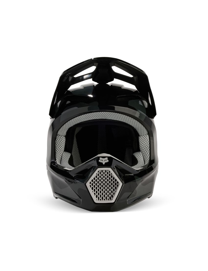 Fox Kask Motocyklowy Junior  V1 Bnkr Black Camo Ys