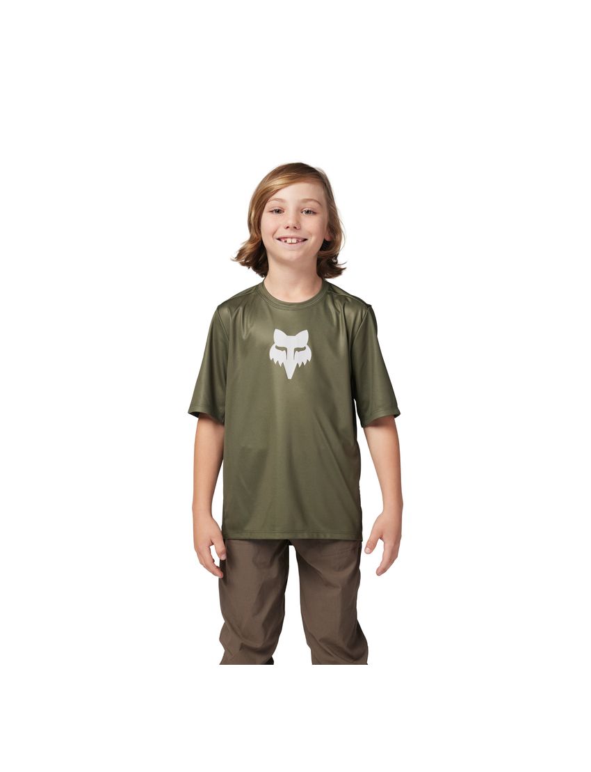 Fox Koszulka Rowerowa Junior  Ranger Olive Green Ym