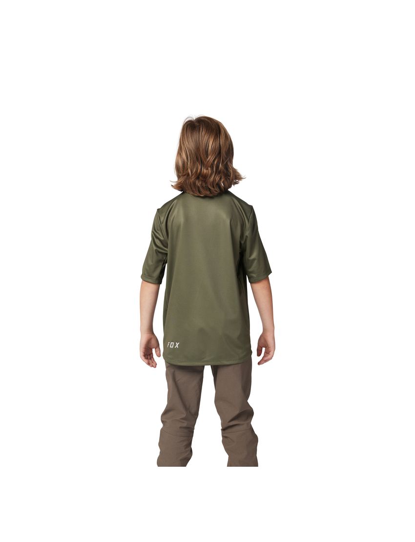 Fox Koszulka Rowerowa Junior  Ranger Olive Green Ym