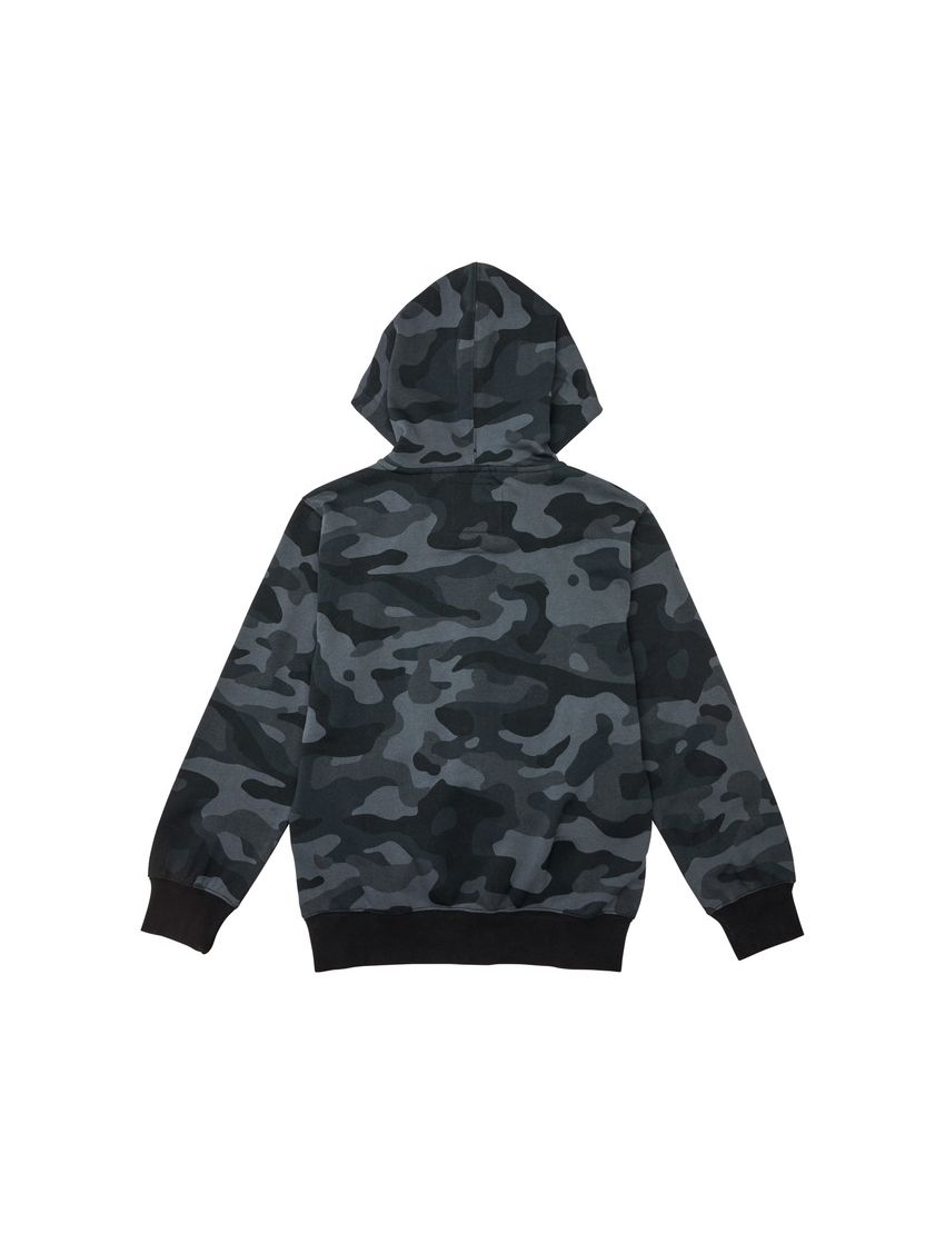 Fox Bluza Z Kapturem Na Zamek Junior  Head Black Camo Ys