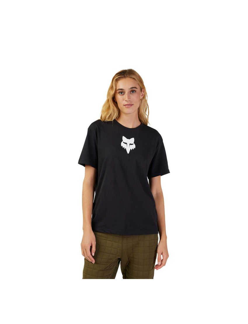 Fox T-shirt Damski  Head Black Xs