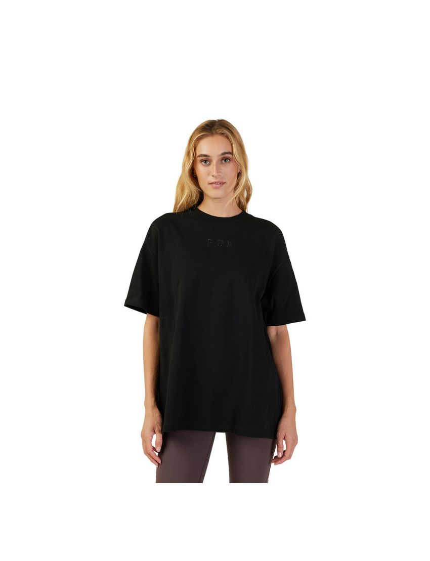 Fox T-shirt Damski  Wordmark Os Black M