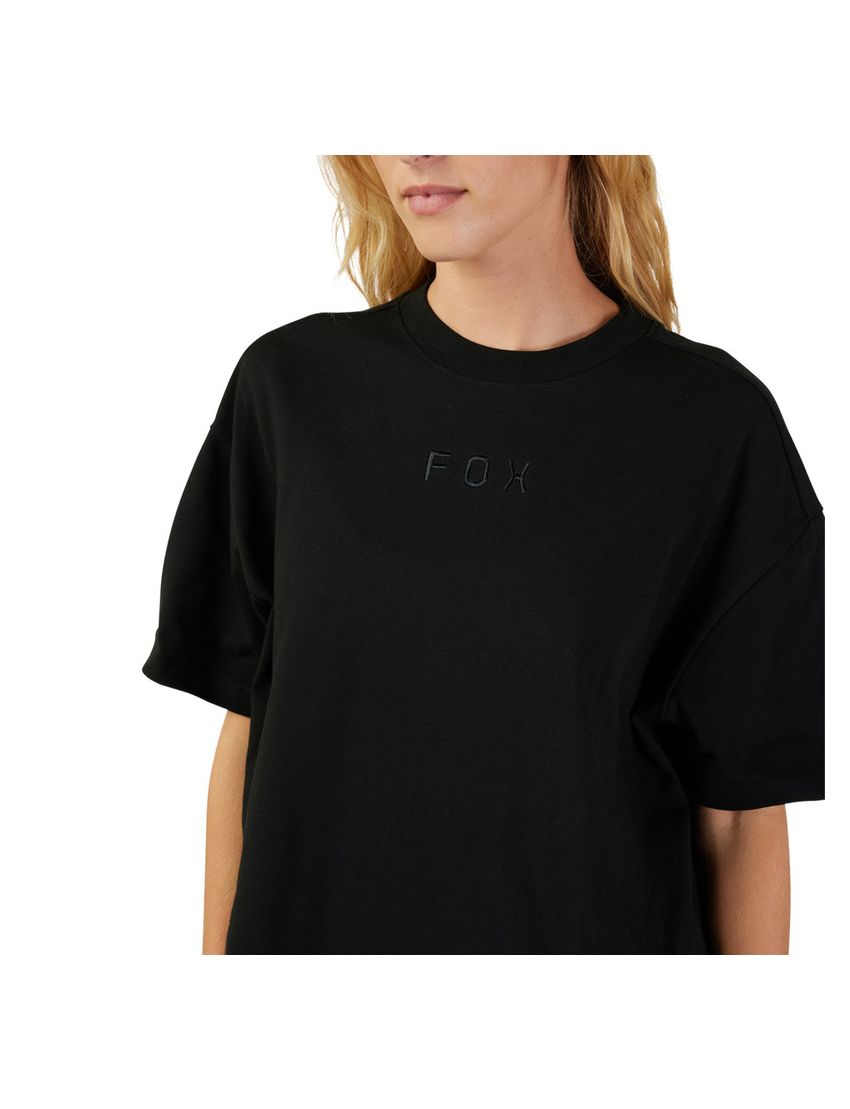 Fox T-shirt Damski  Wordmark Os Black M